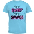 thumbnail image 1 of Semi-Sweet Semi-Savage Sprinkles Mens T Shirt Sky LG, 1 of 1