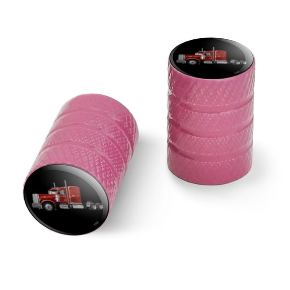 Semi Tractor Trailer Truck Trucker Motorcycle Bicycle Bike Tire Rim Wheel Aluminum Valve Stem Caps