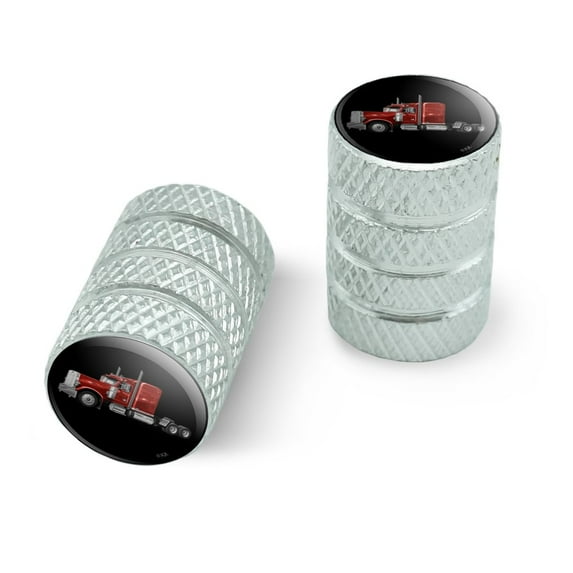 Semi Tractor Trailer Truck Trucker Motorcycle Bicycle Bike Tire Rim Wheel Aluminum Valve Stem Caps