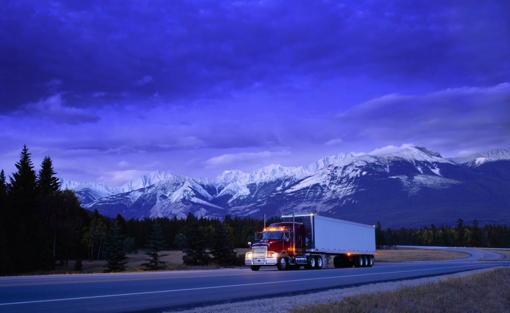 Semi-Trailer Truck Canvas Art - Don Hammond Design Pics (17 x 10)