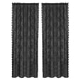 thumbnail image 1 of Semi Transparent Lace Curtain, Elegant Window Sheer For Living Room Bedroom, Decorative Drape For Home And Picnic Decor（140X213Cm）, 1 of 5