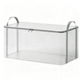 thumbnail image 1 of Semi-Transparent Storage Tote,EVA Reinforced Container With Long Handles,Large Capacity Wear Resistant Design,Spacious Interior For Daily Supplies,Durable Zipper Closure,Home And Travel Storage, 1 of 7