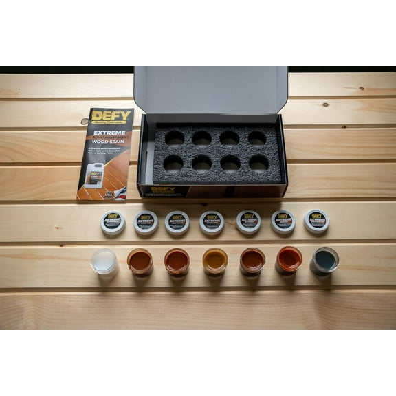 Semi-Transparent Wood Stain 1 Oz Color Samples