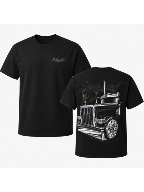 Semi Truck Graphic T-Shirt, Unisex Classic Fit Trucker Tee
