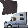 thumbnail image 1 of Semi Truck Window Shade, Semi Truck Sun Protection, Black Fabric, Blocks Heat, Enhances Comfort, Modern Design, Truck Drivers, Interior Shielding, Truck Accessories TOPLIU, 1 of 8
