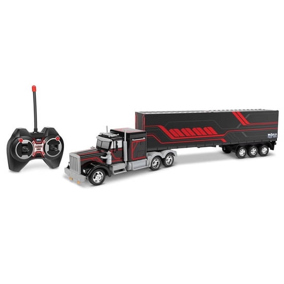 Semi Truck with Back Container