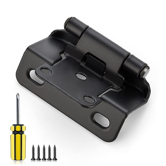 Semi Wrap 1/2 inch 60 Pack Cabinet Hinges Hardware for Face Frame Cupboards