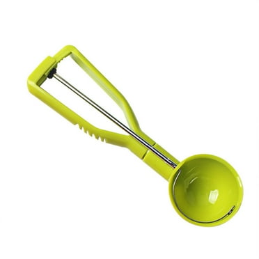 Semi-automatic Kids Ice Cream Scoop Ice Cream Spoon Fruit Baller Multi-Function Scoops For Food Large Watermelon Ball Spoon Watermelon Scooper Tool