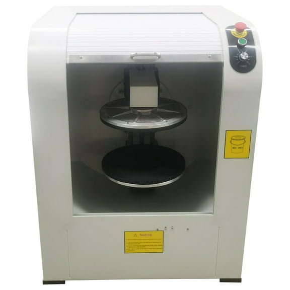 Semi-automatic Paint Shaker Manual Rotary Paint Mixer Clamping Glue Paste Blending Machine Stirrers 110V 77LB Load