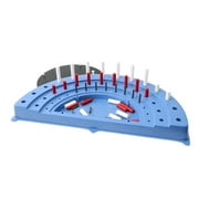 Semi-circular peg board