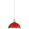 thumbnail image 1 of Semicircle Colorful Metal Pendant Light Fixture for Kitchen Island, Simple Dome Pendant Lighting for Dining Room, Vintage Farmhouse Pendant Lamp, Minimalism Pendant Light for Garage, 1 of 7