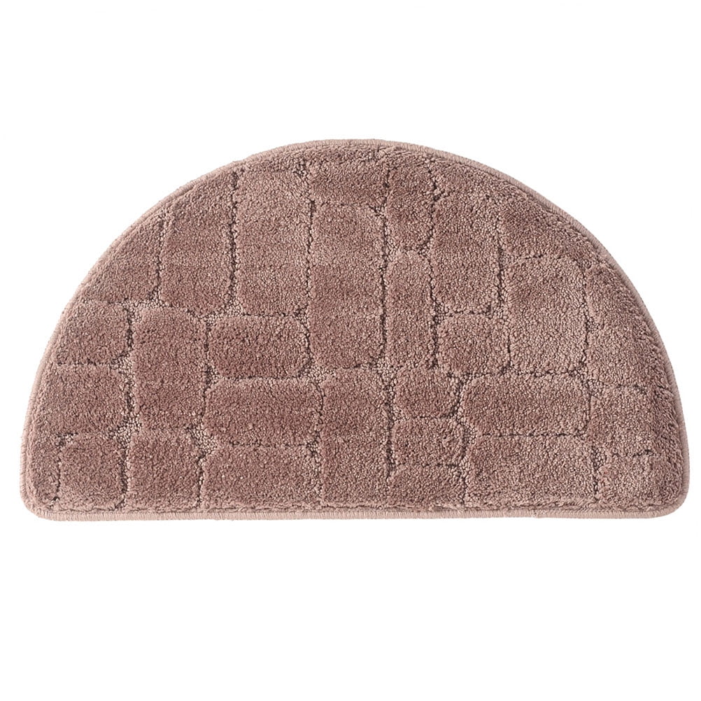 Semicircle Door Mat Water Absorption Bath Mats Indoor Carpet Rugs for