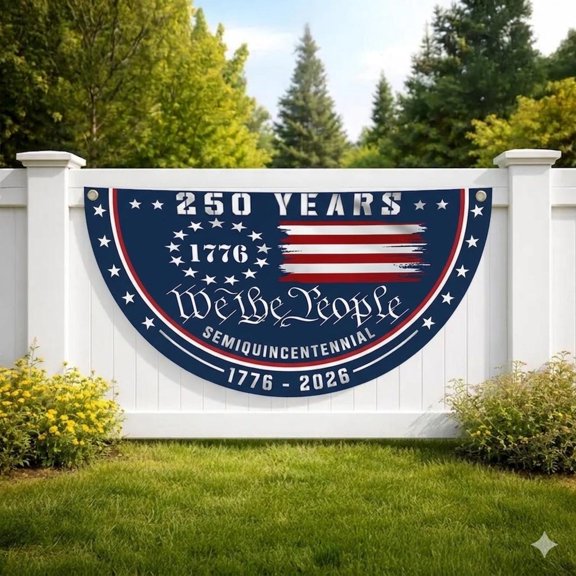 Semicircle Fence Flag (Merchize)