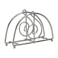 thumbnail image 1 of Semicircular Stainless Steel Napkin Holder, Vertical Paper Towel Rack with Modern Design, Space Saving Tabletop Organizer for Kitchen, Dining Room, Restaurant, or Cafe, 1 of 5