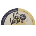 thumbnail image 1 of Semicircular door mats, household entrance mats, wear-, rub-, non-slip mats, mats, 1 of 1
