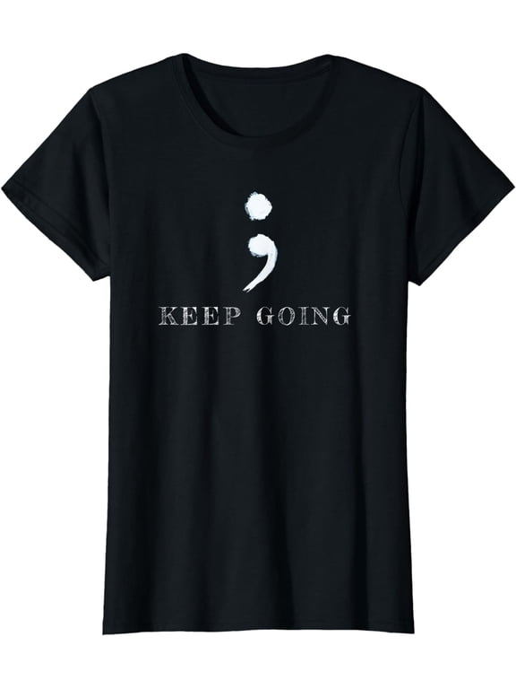 Semicolon Project Mental Health Awareness T-Shirt T-Shirt