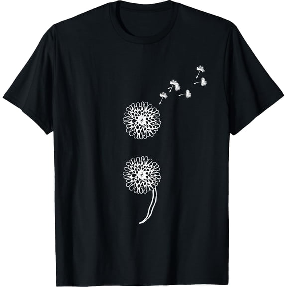 Semicolon Project Suicide Prevention Blowball dandelion T-Shirt