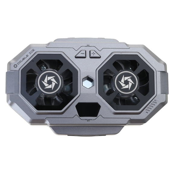 Semiconductor Cellphone Coolers, Cellphone Cooling Fan with Double Cooling Chip,Temperature Display,3 Gear Variable