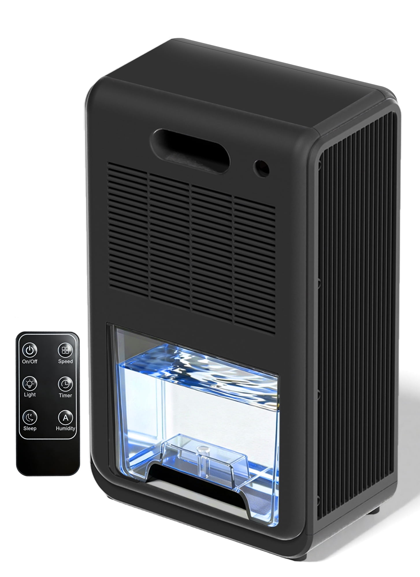 Semiconductor Dehumidifier (120oz High-Capacity Dehumidification) LED, with Smart Remote Control, Timer, 7-Colour Ambient Lighting, Drain Hose, Sleep Mode, Energy-Efficient Dehumidifier 04