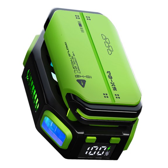 Semiconductor Heat Sink 7 Gear Adjustable Cellphone Cooling Fan Low Noise Cooling Fan for Game Live with Light