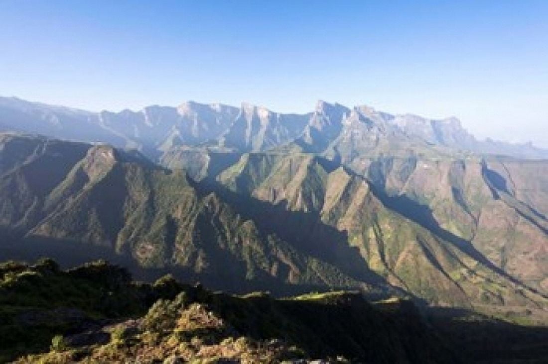 Semien Mountains National Park Ethiopia Canvas Art - Martin Zwick DanitaDelimont (19 x 12)