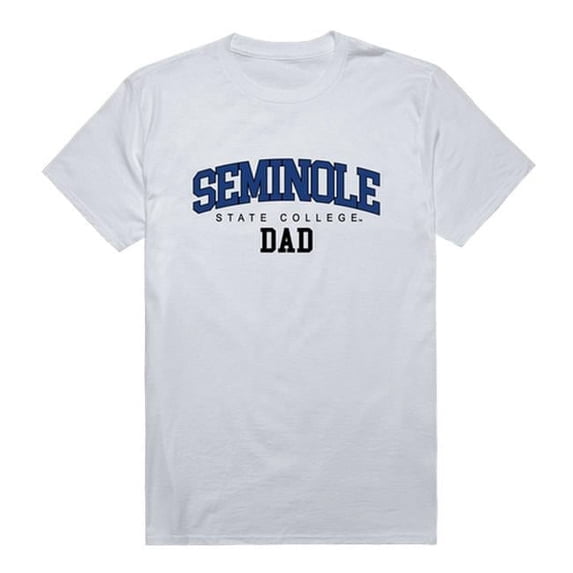 Seminole State College Raiders College Dad T-Shirt, White - Small