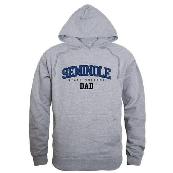 Seminole State College Raiders Dad Hoodie, Heather Grey - 2XL