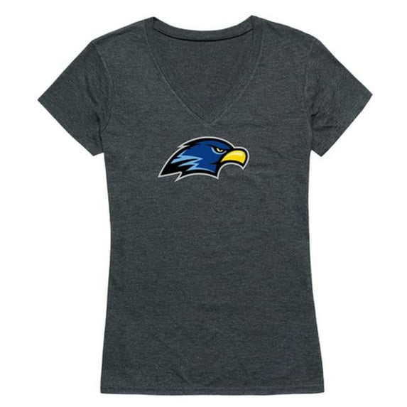 Seminole State College Raiders Women Cinder Short Sleeve T-Shirt, Heather Charcoal - Extra Large