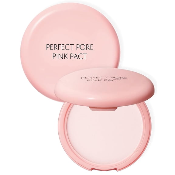 Semmul Perfect Pore Pink Pact - Makeup Finishing Pressed Powder for Sebum Control and Pore Minimization, Soothes Sensitive Skin with Calamine, Setting Powder, Clumps Free 12g
