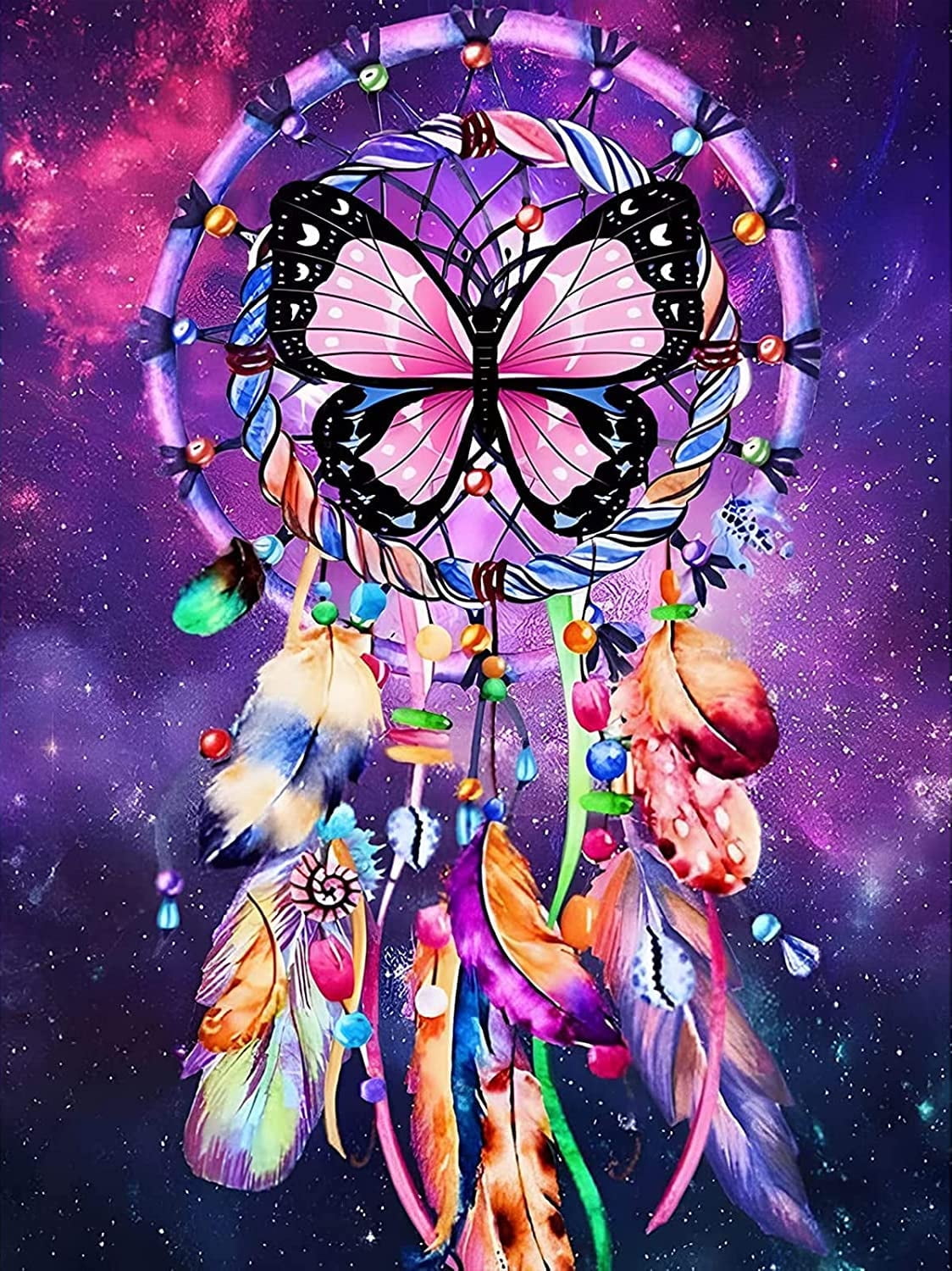 Dream Catcher 5D Diamond Art Kits, DIY Butterfly Crafts