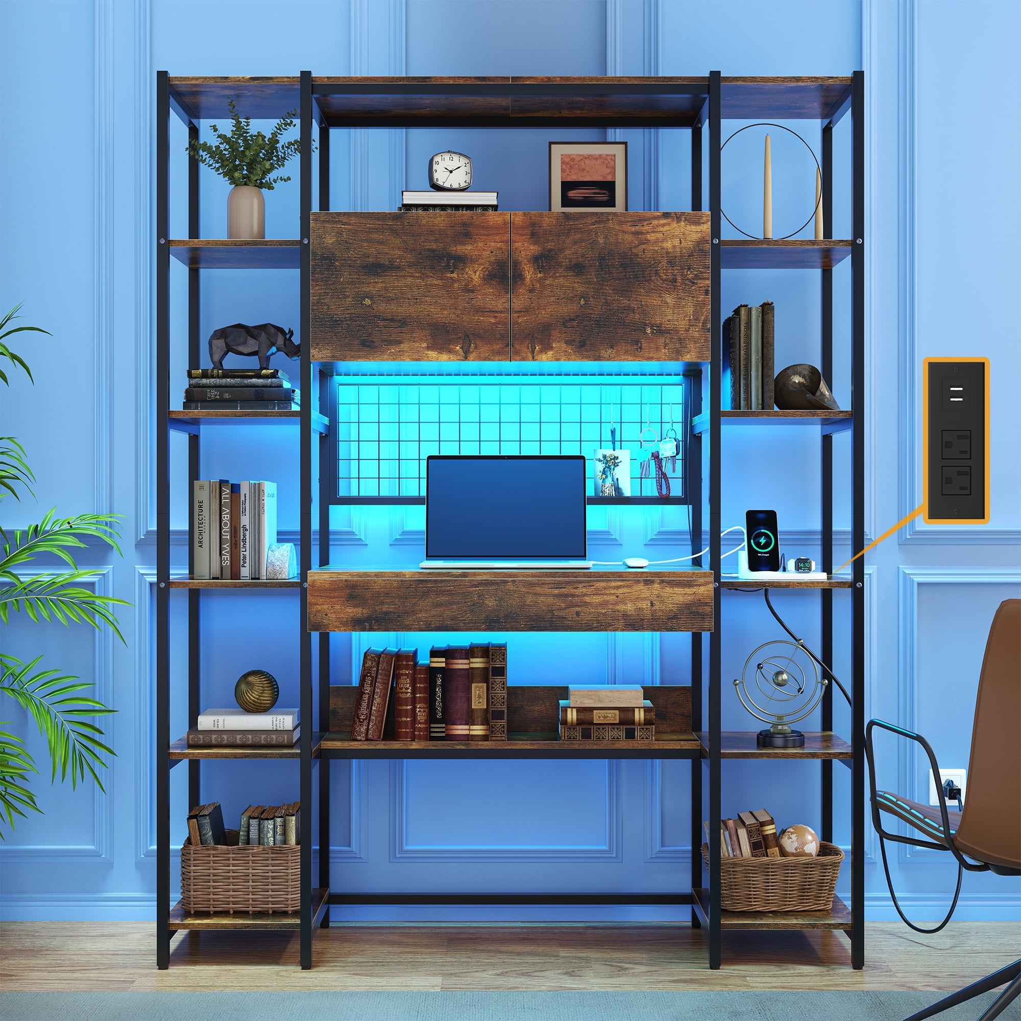 Desks with Hutches in Desks - Walmart.com, image size:2000x2000