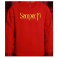 thumbnail image 1 of Semper Fi Crew Neck Sweatshirt, Red - 2X, 1 of 1