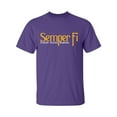 thumbnail image 1 of Semper Fi United States Marines Adult Short Sleeve T-shirt, 1 of 4