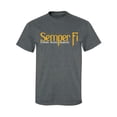 thumbnail image 1 of Semper Fi United States Marines Adult Short Sleeve T-shirt, 1 of 4