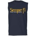 thumbnail image 1 of Semper Fi United States Marines Adult Sleeveless Tee, 1 of 3