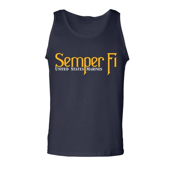 Semper Fi United States Marines Adult Tank Top