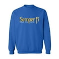 thumbnail image 1 of Semper Fi United States Marines Crewneck Sweatshirt, 1 of 3