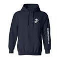 thumbnail image 1 of Semper Fidelis White Sleeve Print Adult Hooded Sweatshirt, 1 of 3
