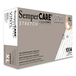 Stretch Vinyl Examination Gloves, 100/Box, 10 Boxes/Carton Stretch Vinyl Examination Gloves, 100/Box, 10 Boxes/Carton