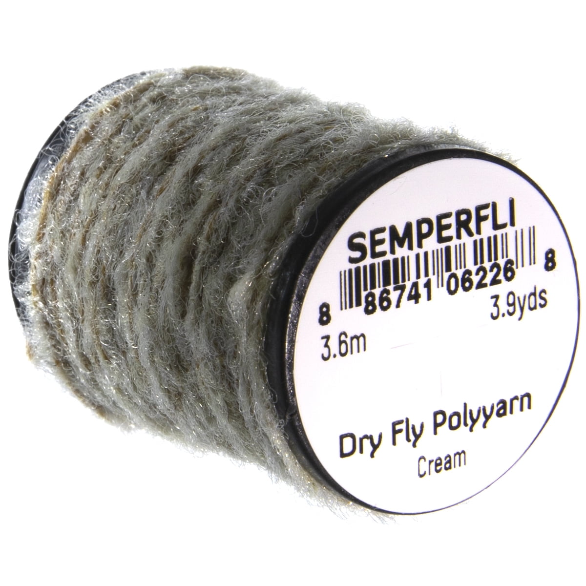 SemperFli Dry Fly Poly Yarn Cream