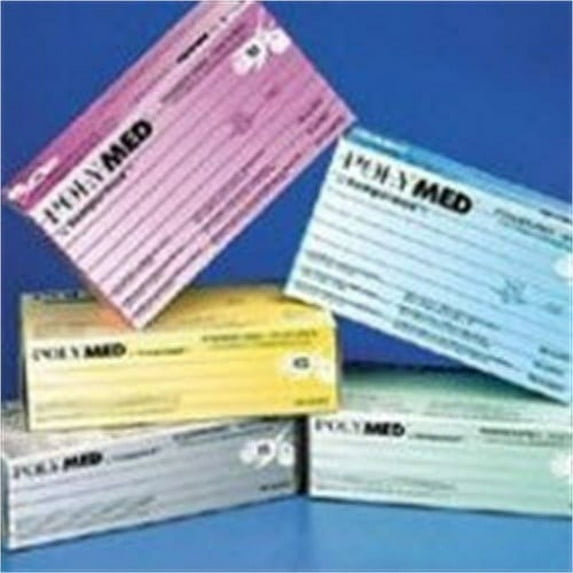 Sempermed Polymed Latex Powder-Free Exam Gloves, Medium - Model PM103, Box of 100