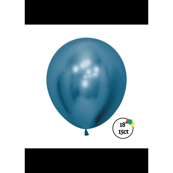 Sempertex 18" Reflex Blue Balloons 15 ct