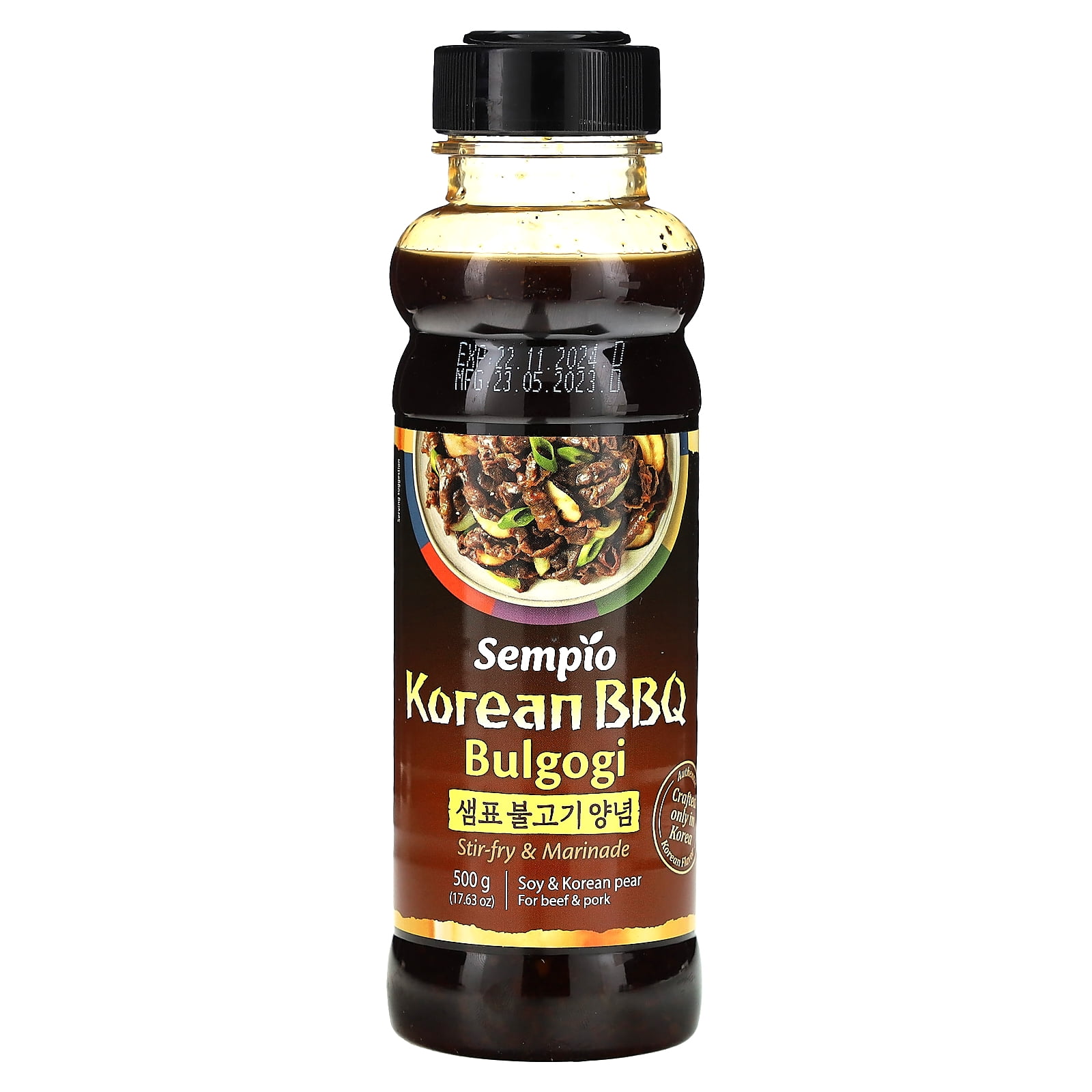 Sempio - Korean BBQ Bulgogi, 1.1 Pounds, (1 Bottle)