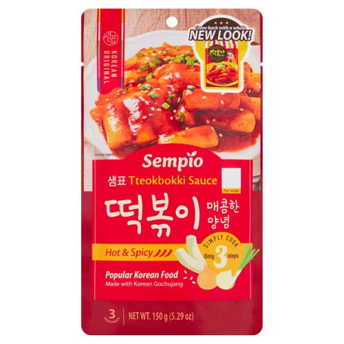 Sempio Korean Topokki Sauce Spicy 150g, British Import (Pack of 2)
