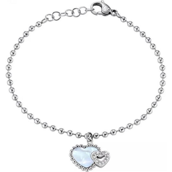 Sempreinsieme Stainless Steel Women Bracelet, White
