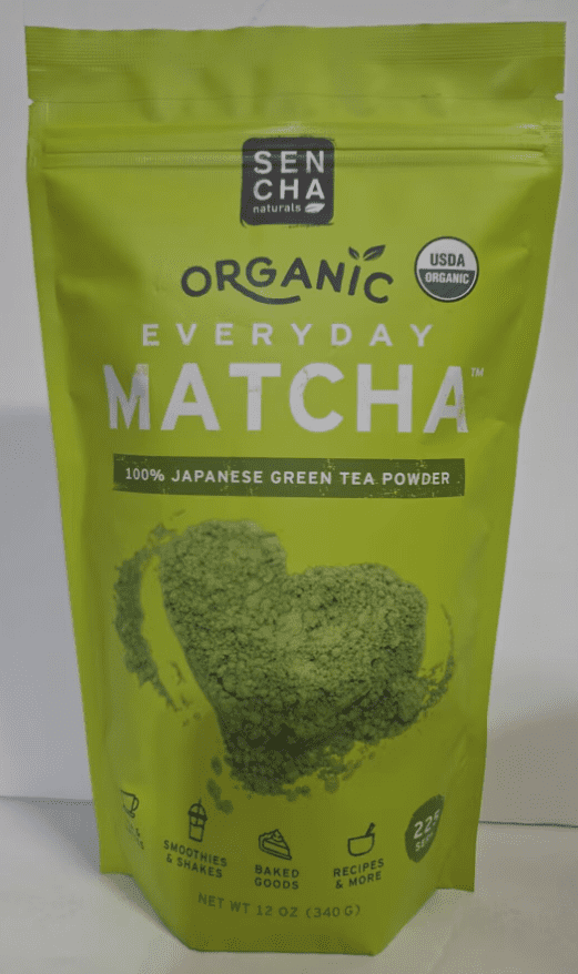 Sen Cha NON-GMO Organic Everyday Matcha 100% Japanese Green Tea Powder 12oz 340g (Single Bag)