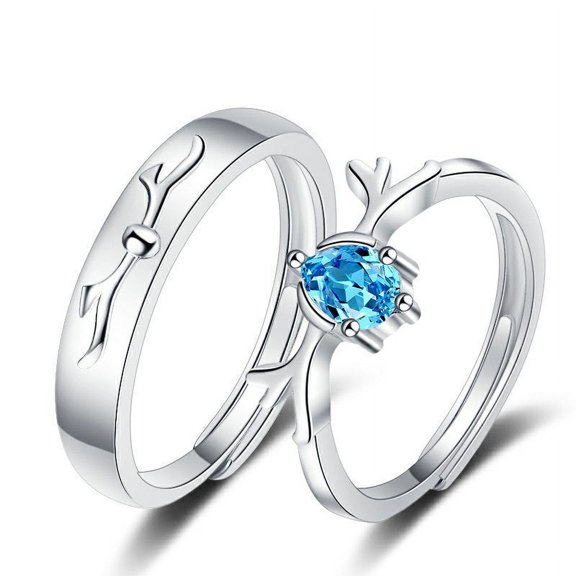 Sen Simple Element Circle Personality Internet Celebrity Christmas Valentine's Day Ring