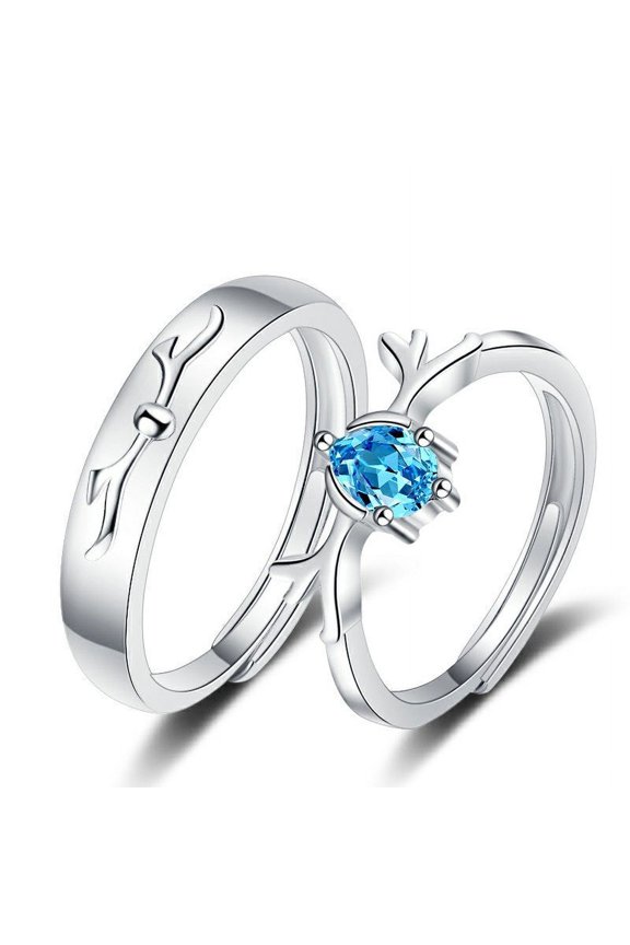 Sen Simple Element Circle Personality Internet Celebrity Christmas Valentine's Day Ring