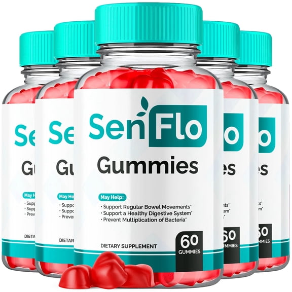 SenFlo Digestive Support Gummies Advanced Formula Gut Health Balance Supplement 300 Gummies