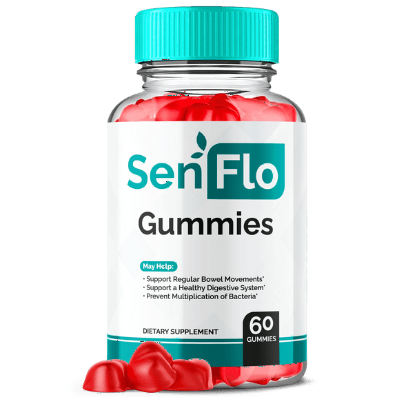 SenFlo Digestive Support Gummies Advanced Formula Gut Health Balance Supplement 60 Gummies